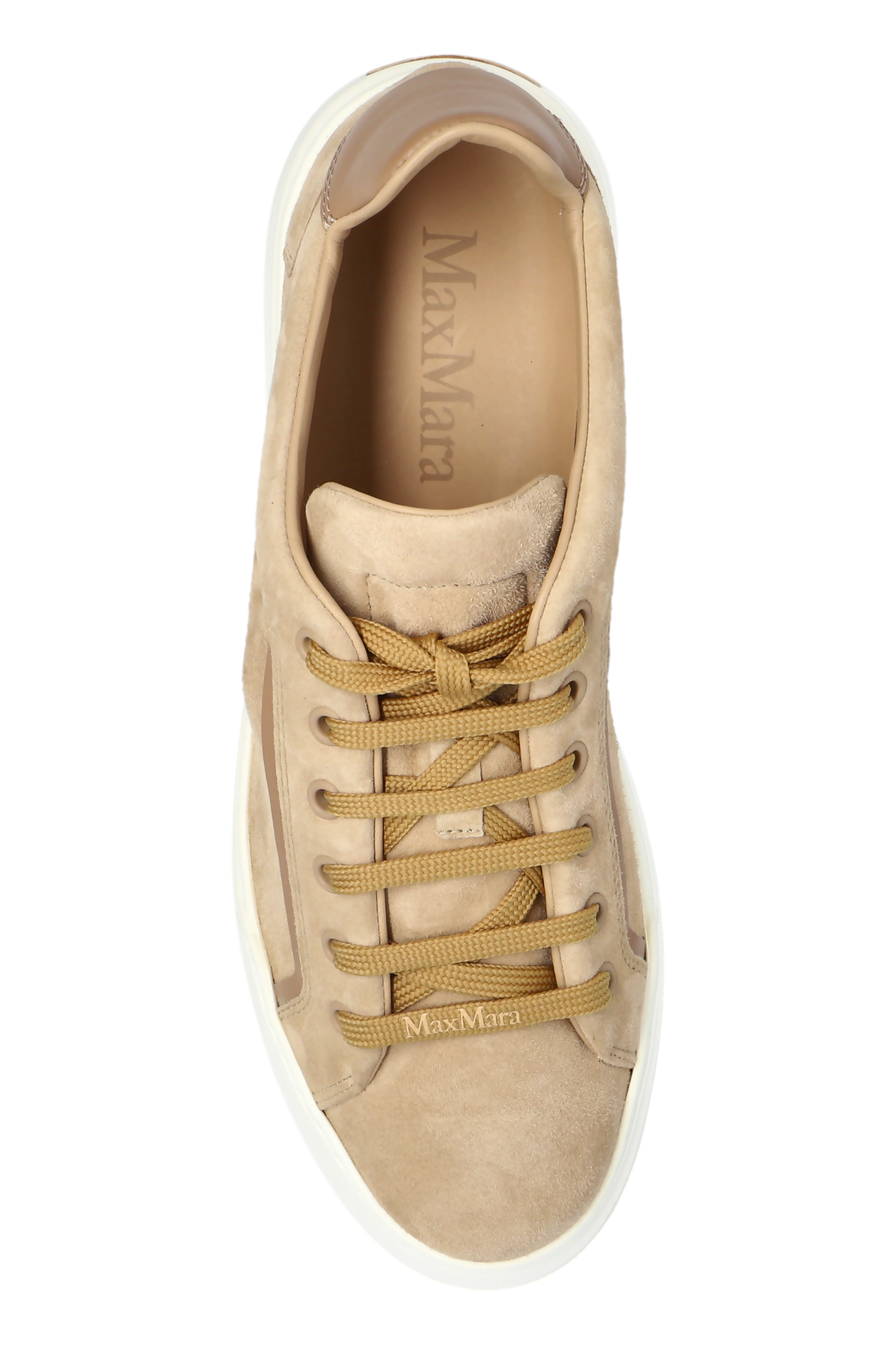 MAX MARA SUPERSUEDE [スーパースエード] スエード スニーカー スーパースエード] スエード スニーカー, camel | 